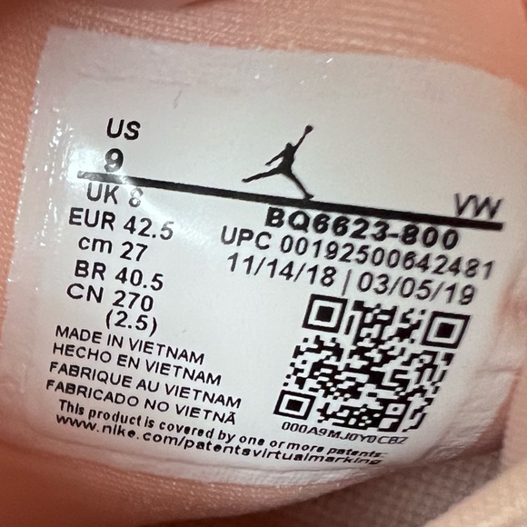 Jordan Proto Max 720 Crimson Tint Peach Sneakers Men’s Size 9 - Picture 5 of 16